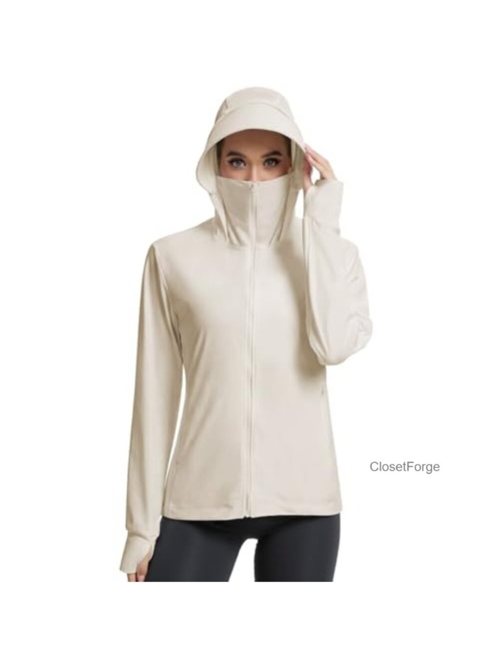 UPF 50+ Women's Sun Protection Jacket Cooling SPF UV Active Track